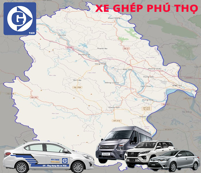 Tải ứng dụng đặt xe ghép Phú Thọ để di chuyển thuận tiện