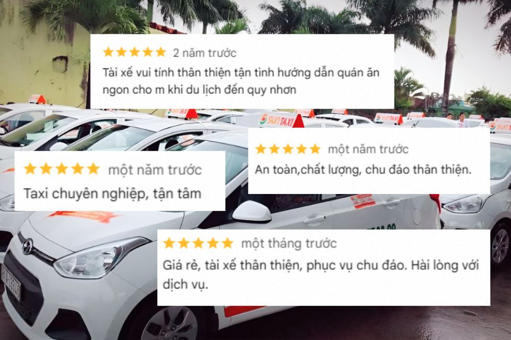 Tài xế SunTaxi thân thiện, phục vụ tận tâm