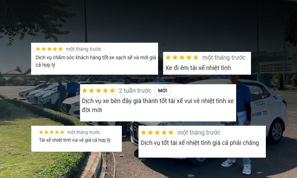 Tài xế thân thiện và phương tiện sạch sẽ là điểm cộng lớn của Lado Taxi Đồng Nai
