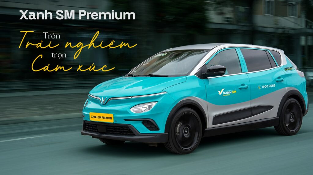 Tài xế Xanh SM Premium chuyên nghiệp với xe VinFast VF e34