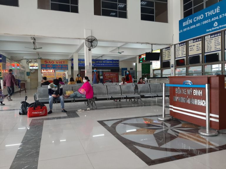 Tần suất chuyến đi các tỉnh miền Trung từ Bến xe Mỹ Đình
