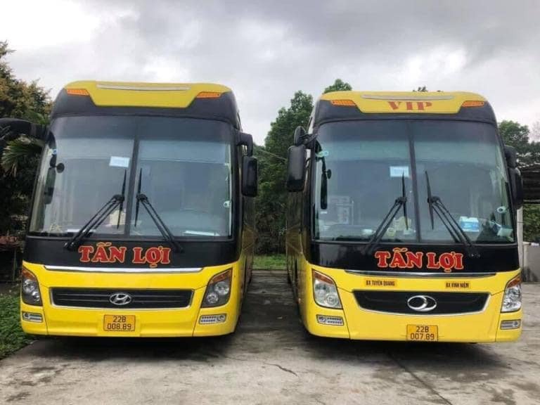 Tần suất hoạt động của nhà xe Tấn Lợi trên tuyến Hải Phòng Tuyên Quang