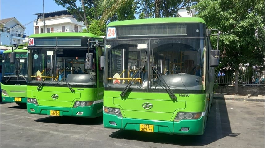Tần suất xe xuất bến được phân bổ rất hợp lý