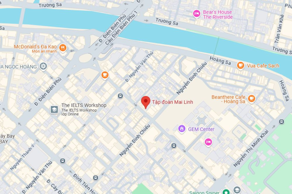 Tập đoàn Mai Linh có trụ sở chính tại Phường Đakao, Quận 1, TP. HCM