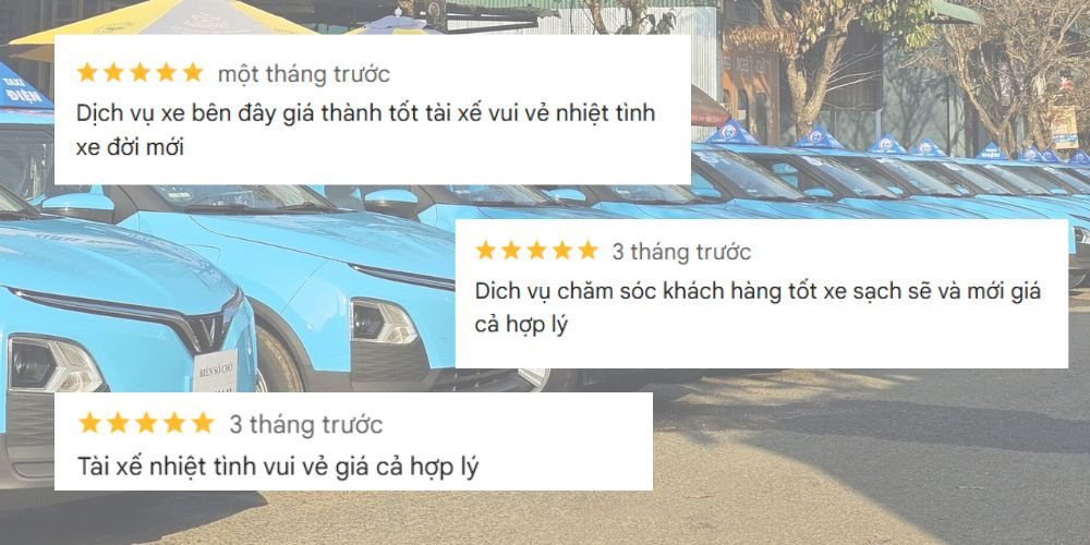 Taxi Long Thành Đồng Nai - Nhận xét khách hàng về dịch vụ xe điện Lado