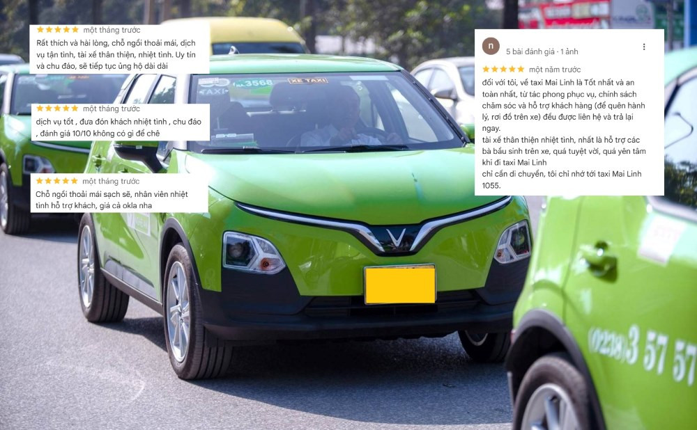 Taxi Mai Linh An Biên nhận được phản hồi tích cực từ khách hàng