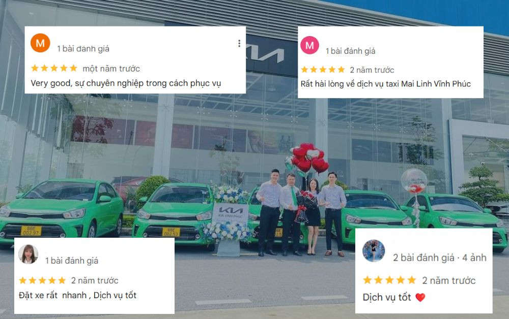 Taxi Mai Linh cung cấp dịch vụ chuyên nghiệp và tốc độ phục vụ được khách hàng đánh giá cao
