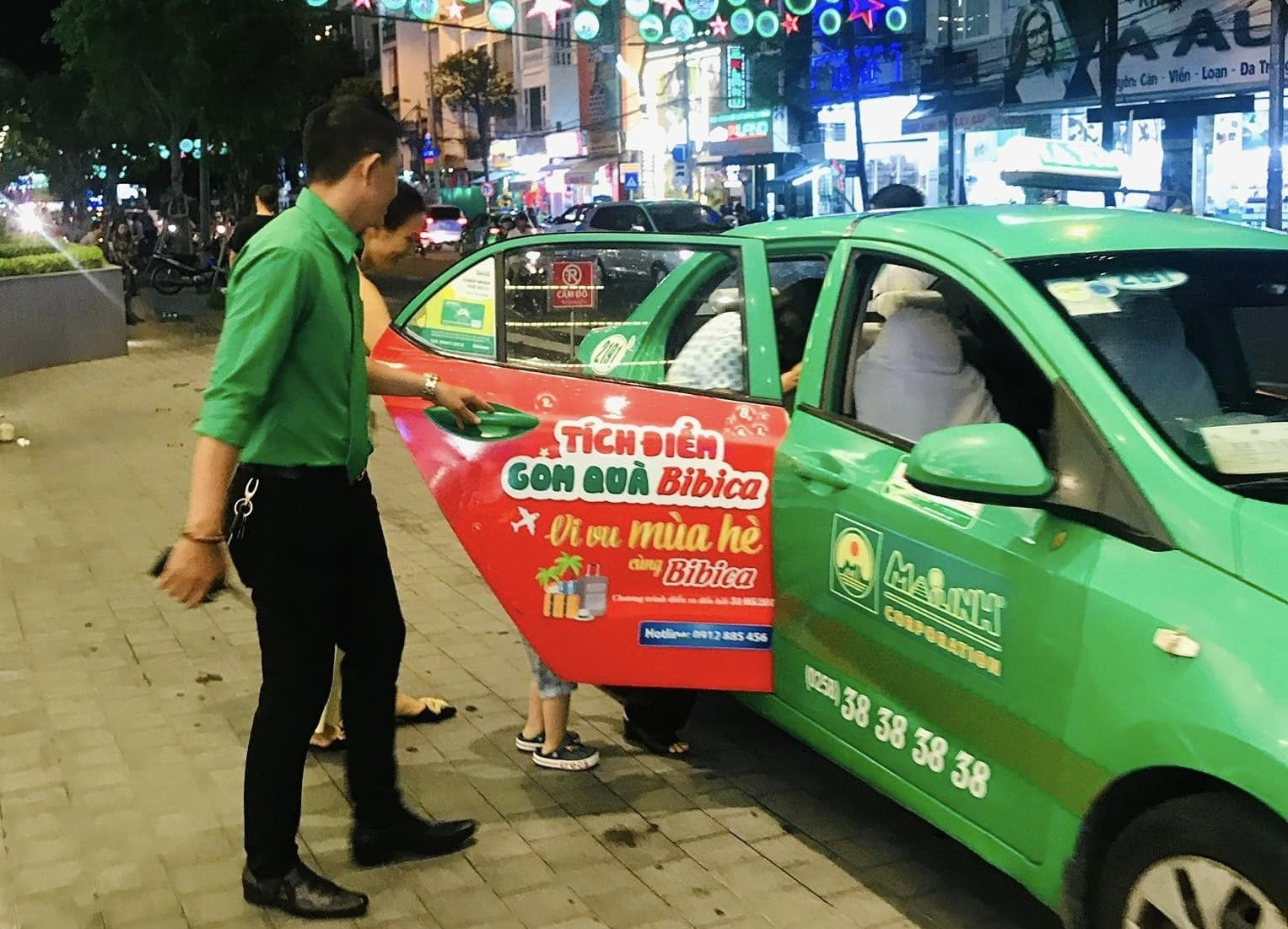 Taxi Mai Linh đã trở nên quá quen thuộc tại Cam Ranh