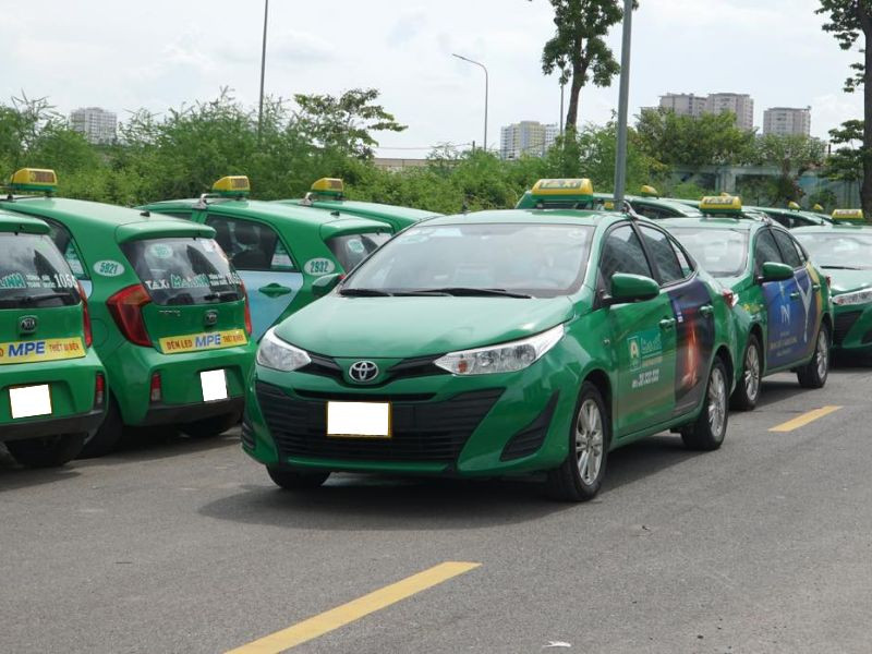 Taxi Mai Linh, một trong những lựa chọn phổ biến cho chuyến đi tại Bình Thuận