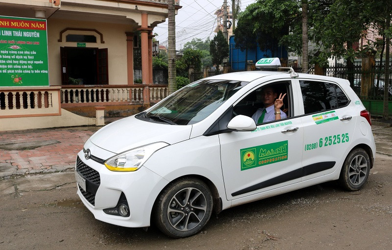 Taxi Mai Linh Thái Nguyên là hãng nổi tiếng nhất của tỉnh, có độ phủ sóng cao