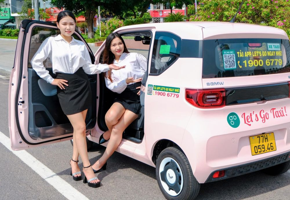 Taxi mini Let’s Go dành cho nhóm bạn ít thành viên hoặc cá nhân tại Quy Nhơn