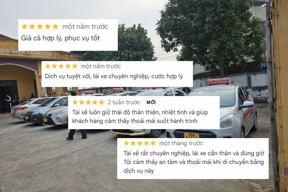 Taxi Rồng Vàng được đánh giá cao về chất lượng dịch vụ và giá cả hợp lý tại Chương Mỹ