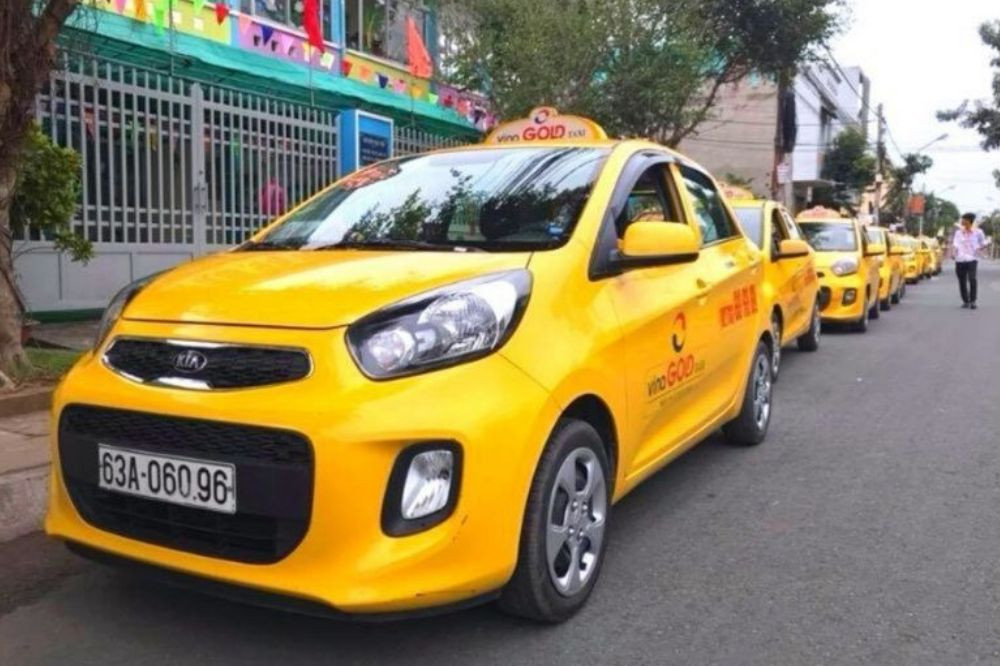 Taxi Vina Gold hoạt động tích cực tại tỉnh Tiền Giang