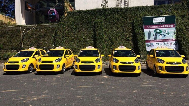 Taxi VinaGold hợp tác với Grab