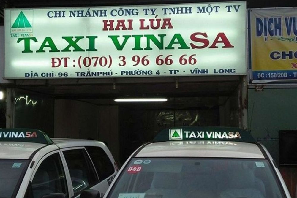 Taxi Vinasa cung cấp dịch vụ với mức giá cạnh tranh tại Vĩnh Long