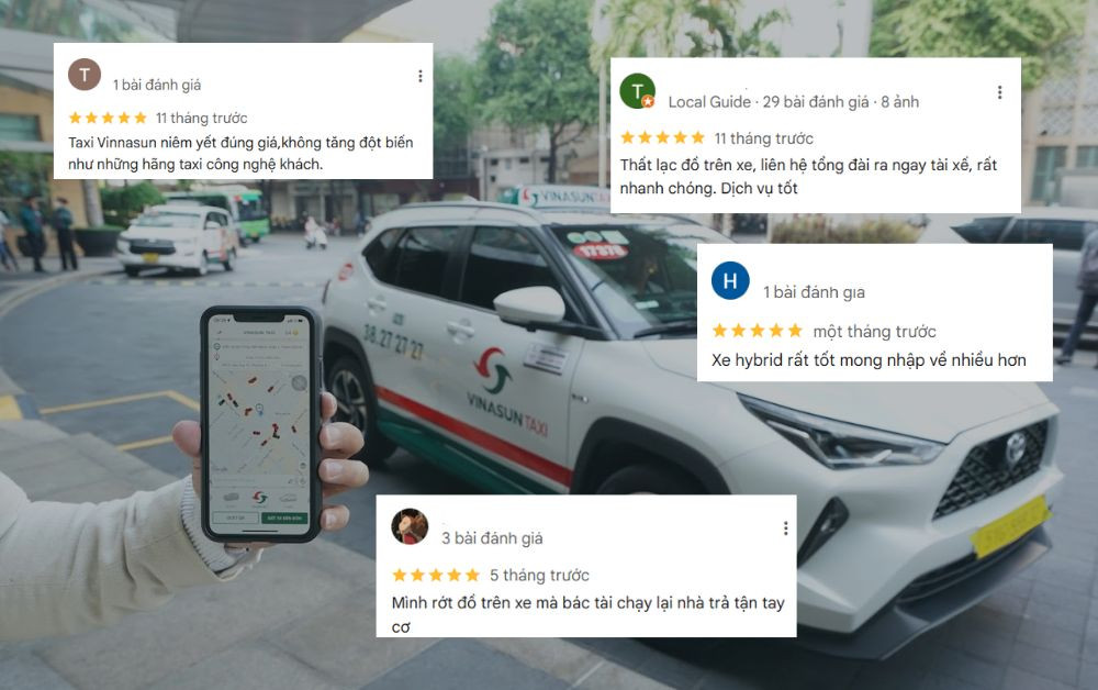 Taxi Vinasun đảm bảo mang đến cho khách hàng sự tin tưởng trong từng chuyến đi