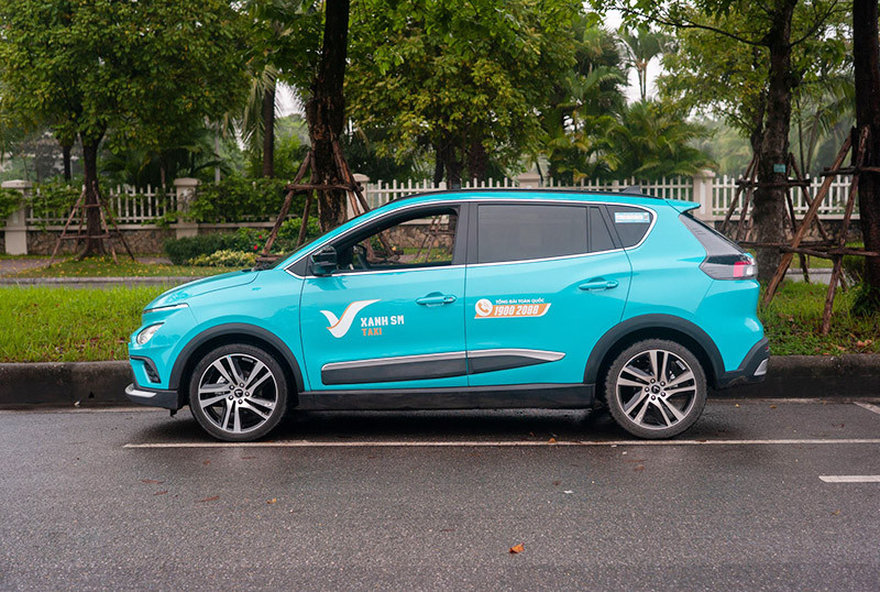 Taxi Xanh SM Bến Tre tiên phong xe điện