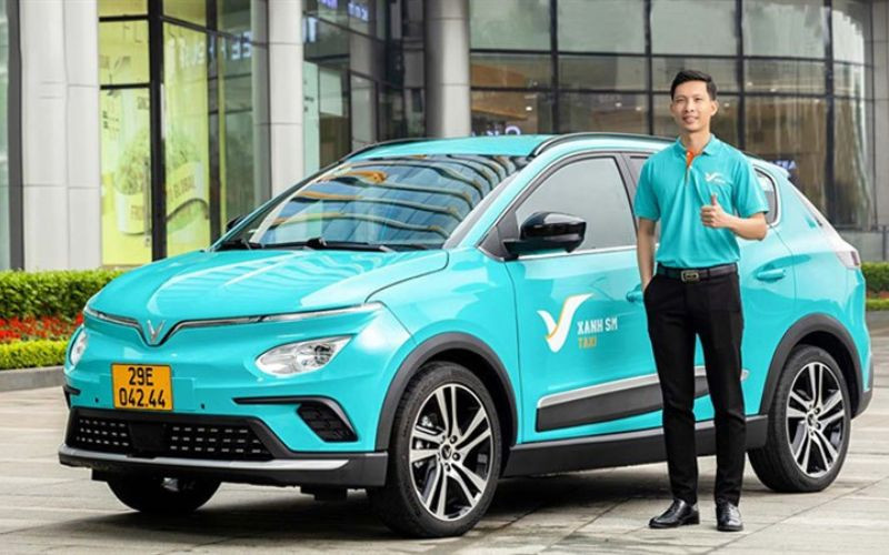 Taxi Xanh SM - Xe taxi điện tại Hà Nội