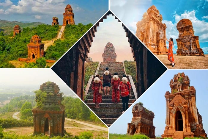 Thời điểm đẹp nhất để đến tháp Bánh Ít là mùa khô, từ tháng 1 đến tháng 8