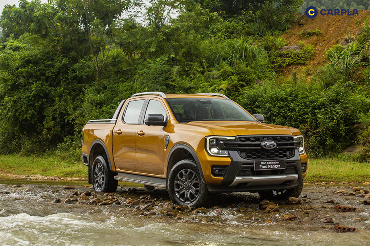 Thiết kế đầu xe bán tải Ford Ranger 2022