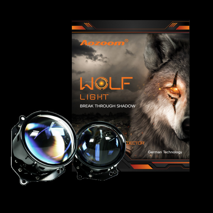 Thiết kế đèn bi led ô tô Wolf Light