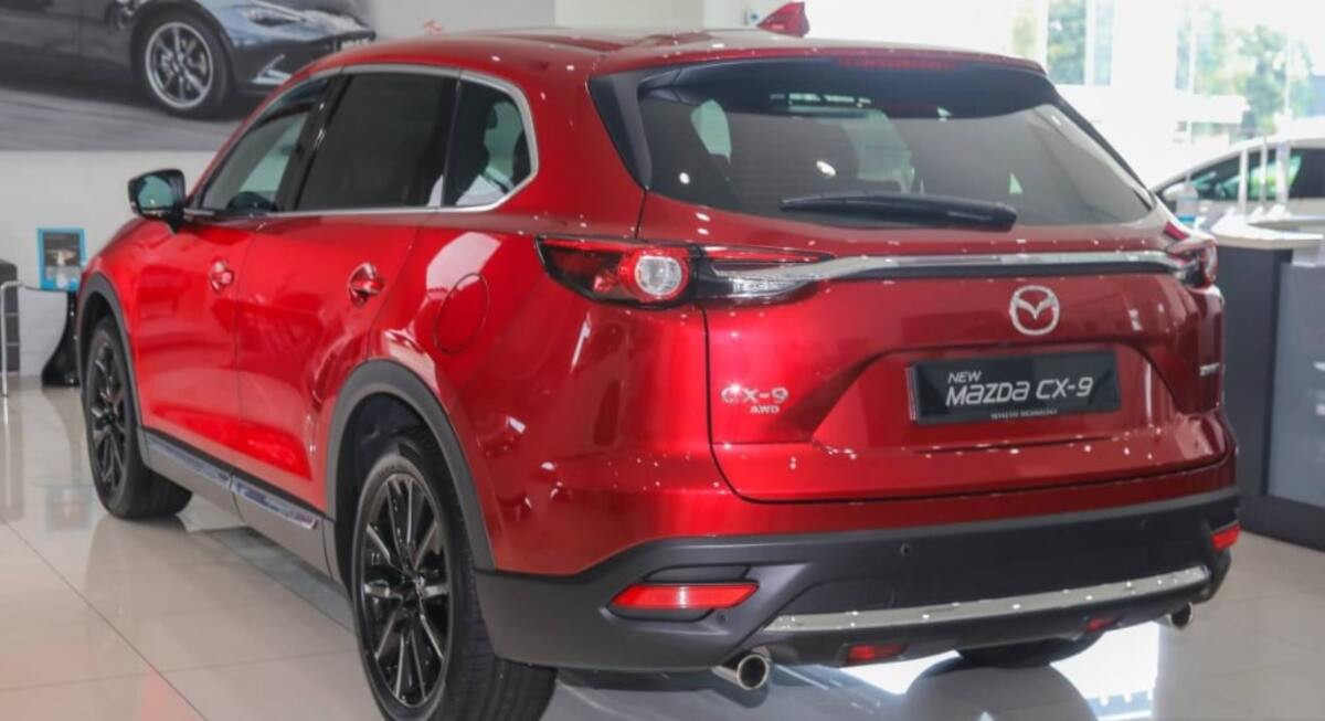 Thiết kế ngoại thất đuôi xe Mazda CX-9 2023