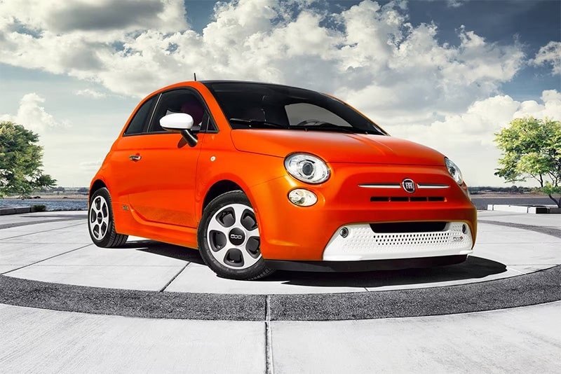 Thiết kế nhỏ gọn của xe ô tô điện cũ Fiat 500e 2019
