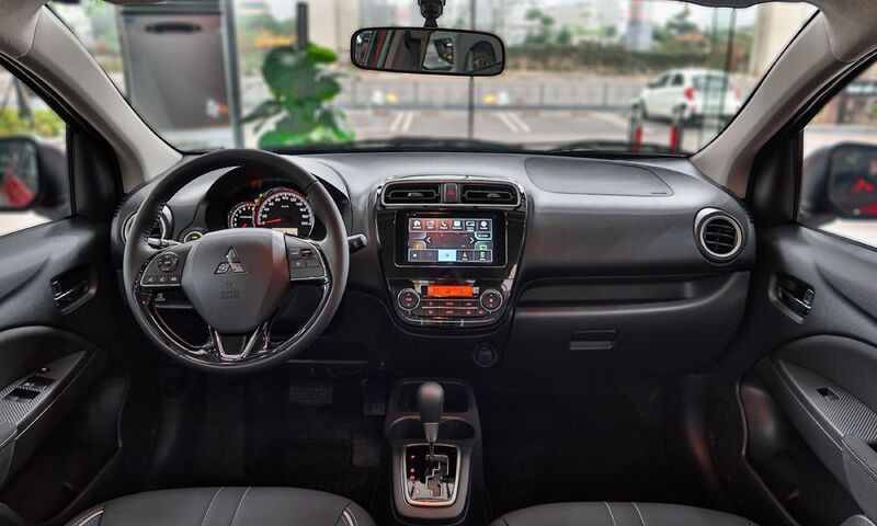Thiết kế nội thất bên trong Mitsubishi Attrage