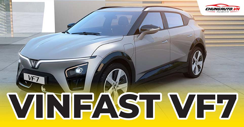 Thiết kế SUV điện Vinfast VF 7 2024 cá tính