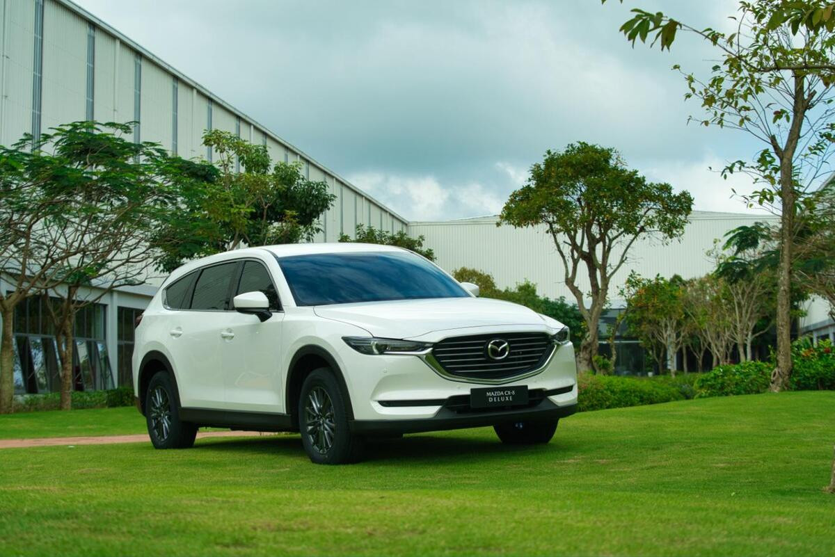 Thiết kế thân xe dài rộng rãi của **Mazda CX-8 2019**
