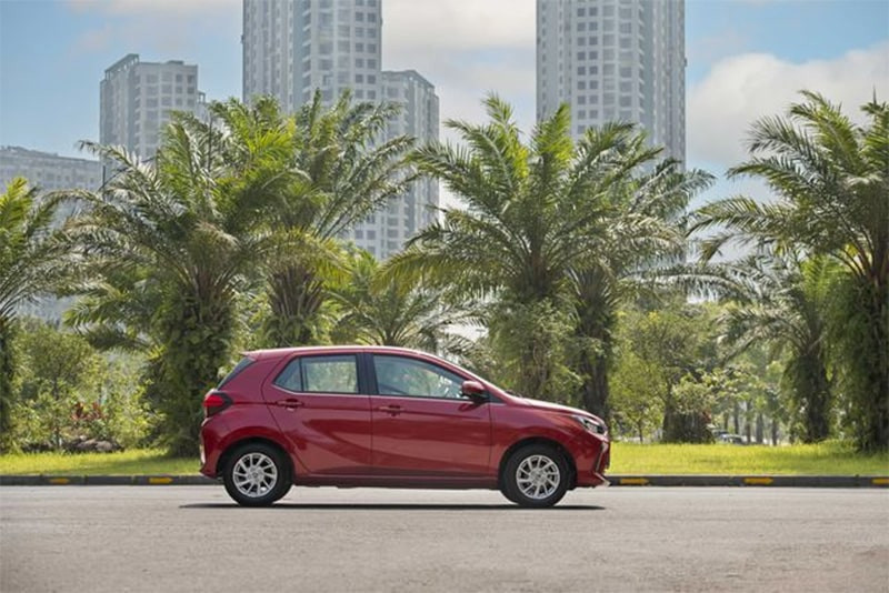 Thiết kế thân xe Toyota Wigo 2023