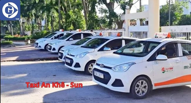 Thương hiệu taxi Sun phục vụ tại thị xã An Khê