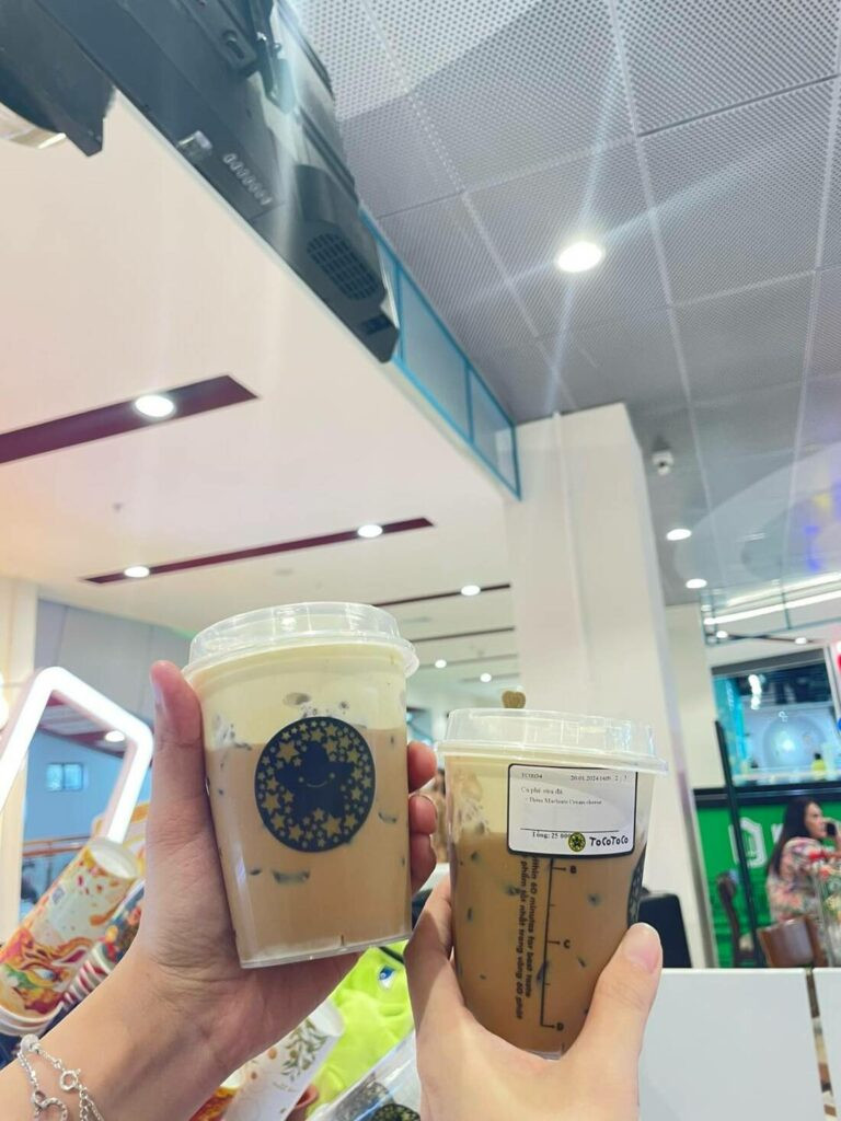 Thương hiệu trà sữa Tocotoco quen thuộc với giới trẻ tại Quy Nhơn.
