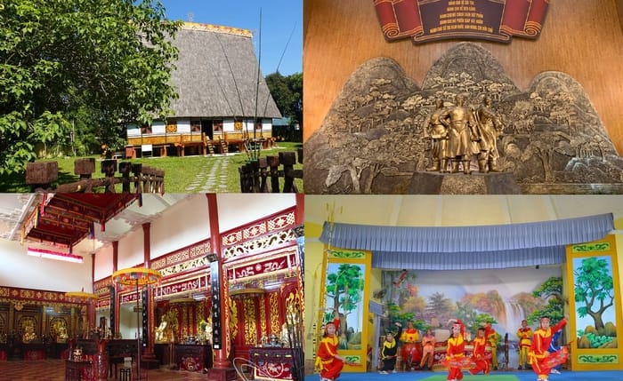Các công trình trong quần thể di tích Bảo tàng Quang Trung