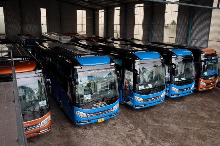 Tiện nghi hiện đại bên trong xe khách Thuận Tiến