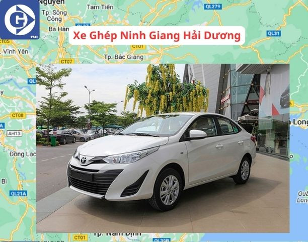 Tìm kiếm thông tin hãng xe ghép Ninh Giang Hải Dương trên ứng dụng