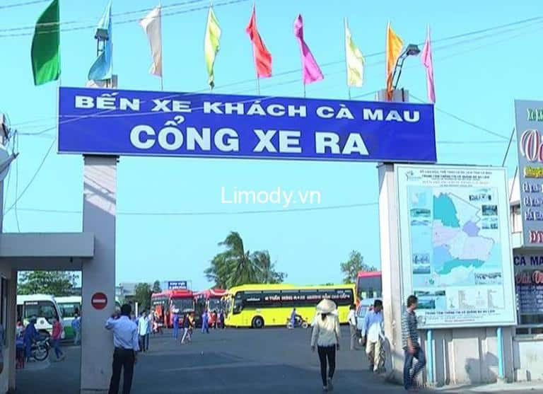 Toàn cảnh Bến xe Cà Mau nhìn từ xa