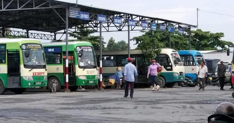 Toàn cảnh Bến xe Gò Công sầm uất tại Tiền Giang, điểm giao thông quan trọng