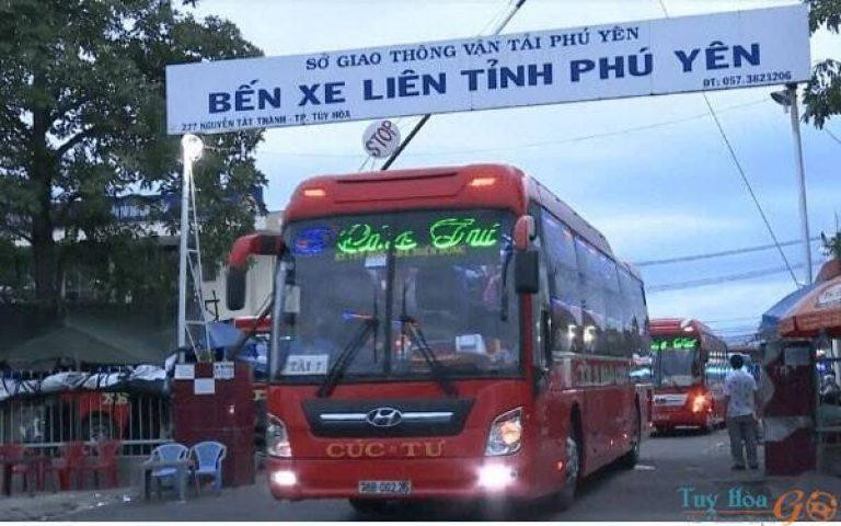 Toàn cảnh Bến xe liên tỉnh Phú Yên nhìn từ trên cao