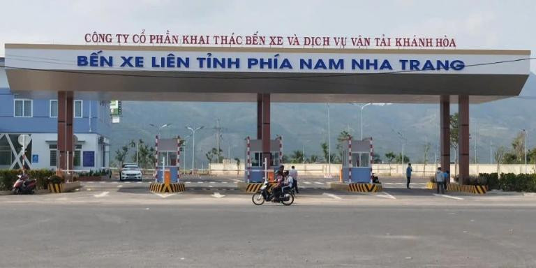 Toàn cảnh Bến xe phía Nam Nha Trang trên Quốc lộ 1A