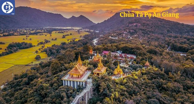 Toàn cảnh khuôn viên Chùa Tà Pạ An Giang