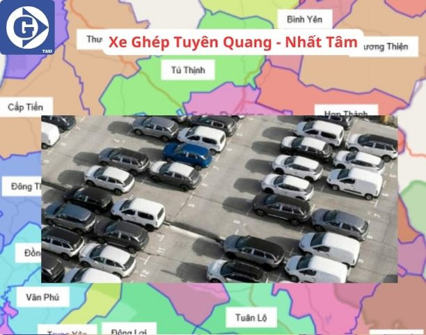 Toàn cảnh một bến xe hoặc điểm tập trung xe tại Tuyên Quang, nơi các dịch vụ xe ghép Tuyên Quang có thể đón/trả khách.