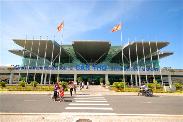 Toàn cảnh thành phố Cần Thơ nhìn từ trên cao, điểm đến của các chuyến taxi đường dài