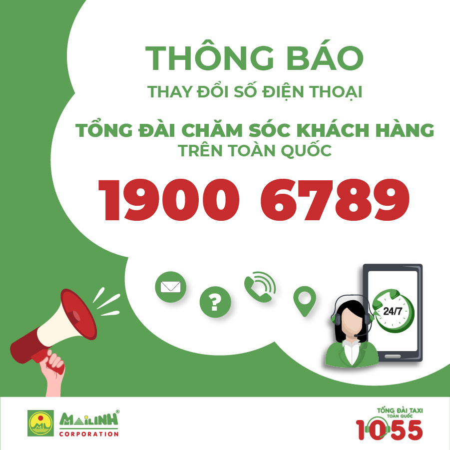 Tổng đài gọi taxi Mai Linh và hotline chăm sóc khách hàng Mai Linh toàn quốc