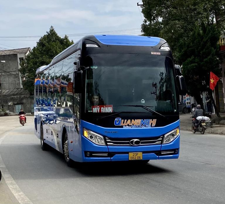 Tổng quan xe khách Quang Nghị trên tuyến đường Hà Giang