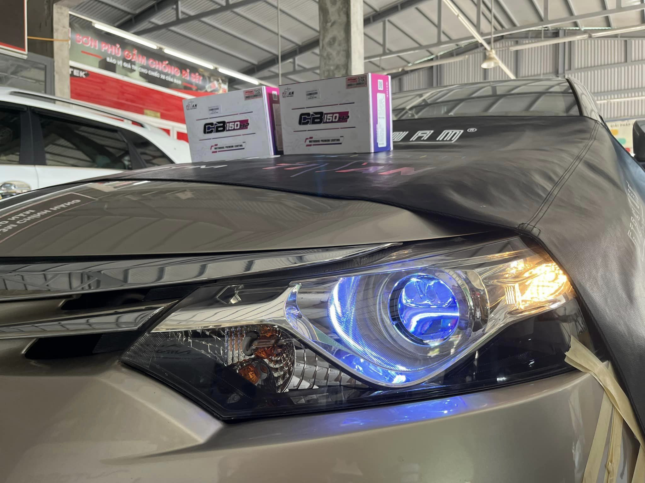 Toyota Vios độ đèn CB150 tại Auto365 Ninh Thuận