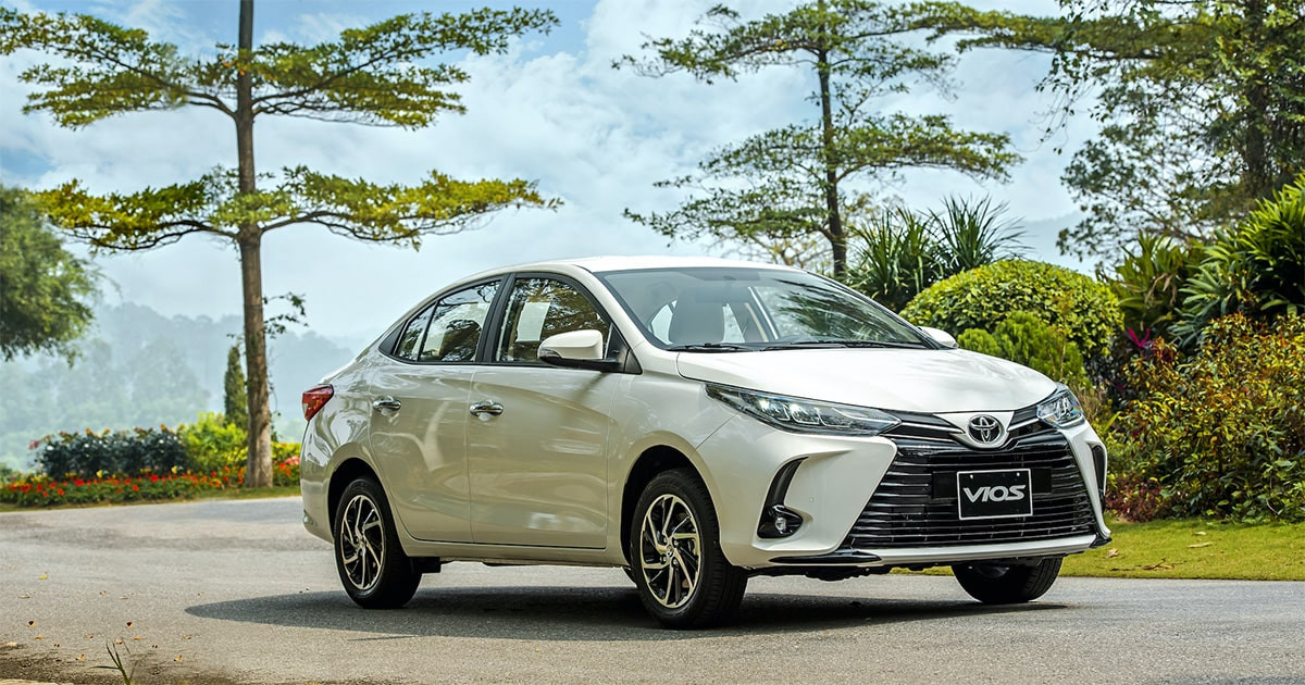 Toyota Vios, mẫu sedan hạng B trong bảng xếp hạng top 10 ô tô bán chạy tháng 6 2024