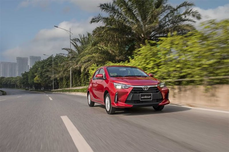 Toyota Wigo 2023 trên đường phố