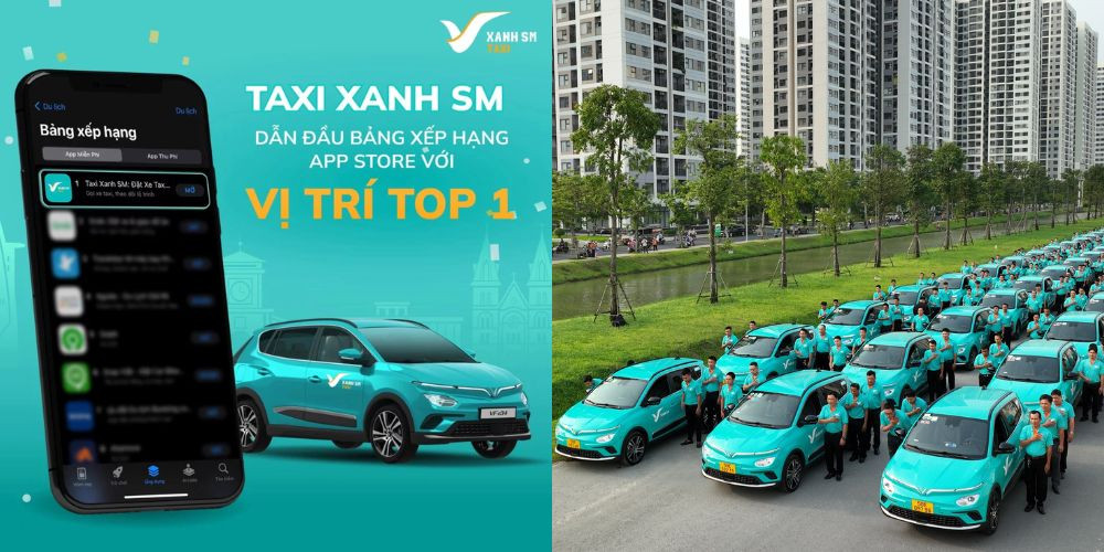 Trải nghiệm đặt xe điện Xanh SM tiện lợi cho chuyến đi taxi Hạ Long xanh của bạn.