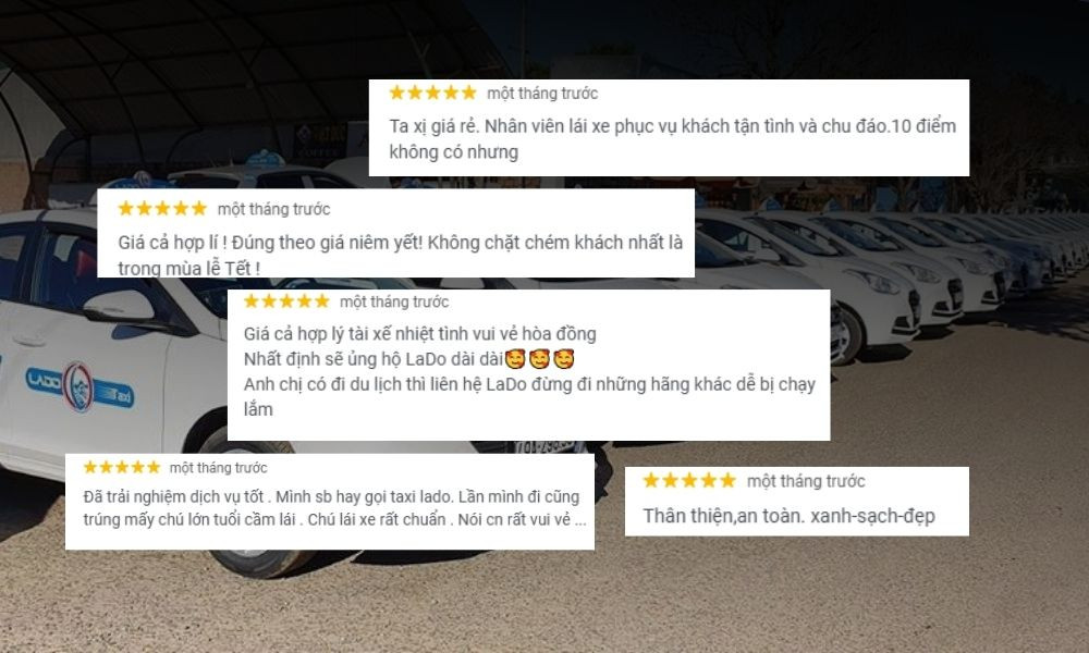 Trải nghiệm di chuyển an toàn và thanh toán thuận tiện với Lado Taxi